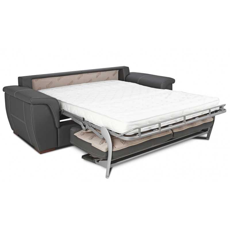 2.5 Seater Sofa Bed in Black