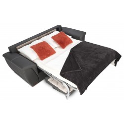 2.5 Seater Sofa Bed in Black