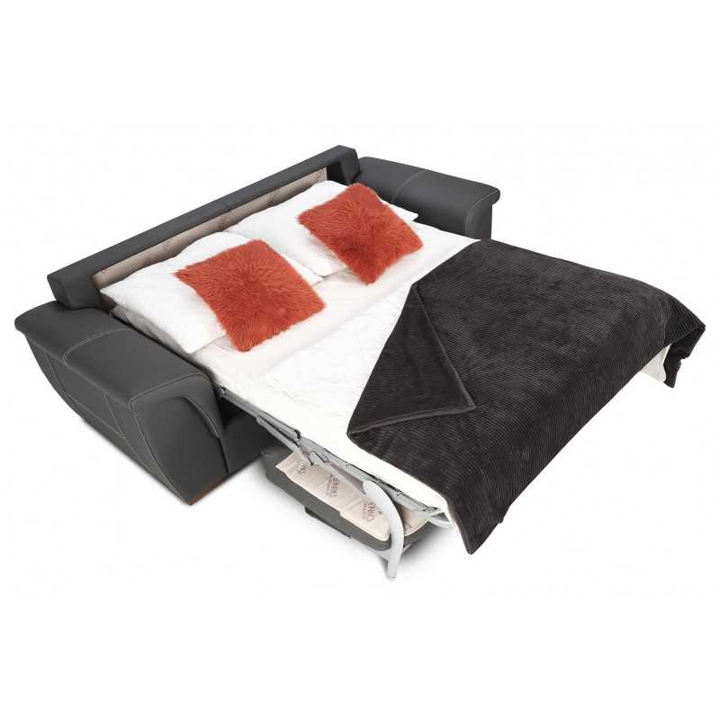 2.5 Seater Sofa Bed in Black