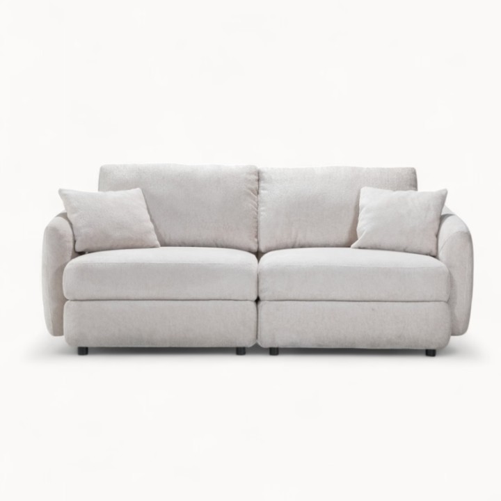 Hugo Bespoke 2-Seater Sofa in White | J&B Furniture