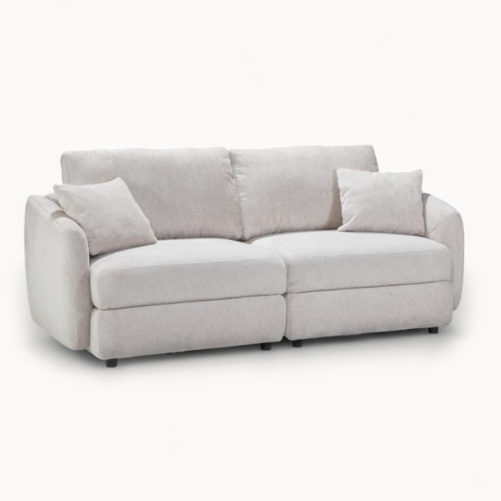 Hugo Bespoke 2-Seater Sofa in White | J&B Furniture