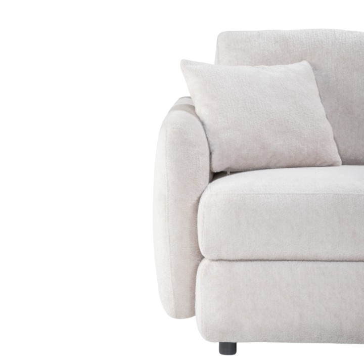 Hugo Bespoke 2-Seater Sofa in White | J&B Furniture