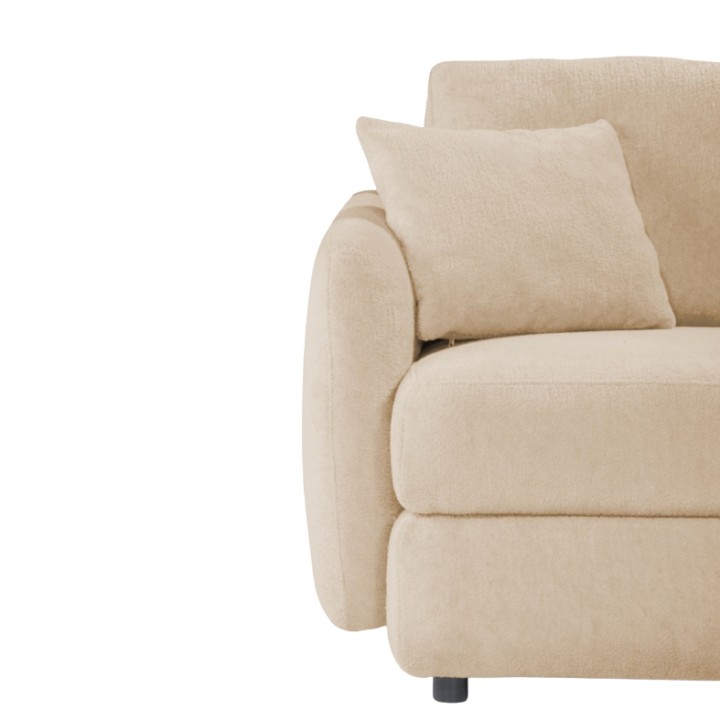 Hugo Bespoke Armchair in Beige | J&B Furniture