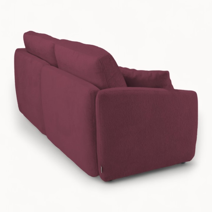 Hugo Bespoke 2-Seater Sofa Bordeaux Fabric | J&B Furniture