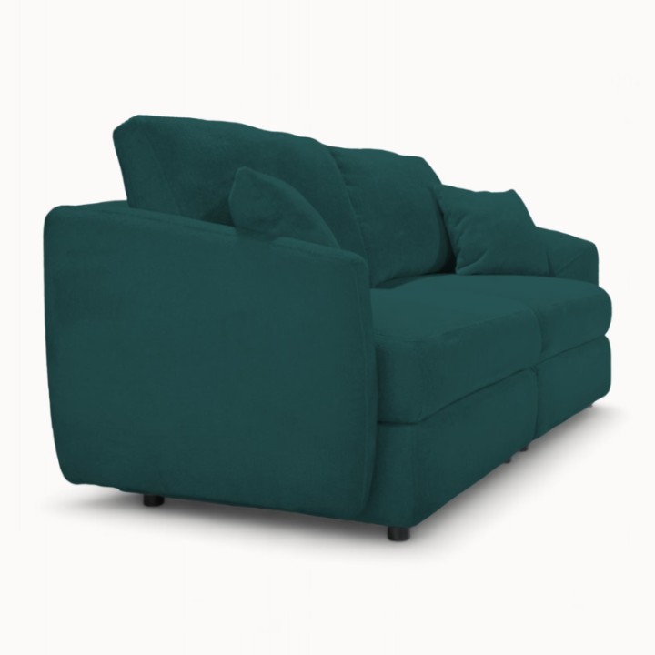 Hugo Bespoke 2-Seater Sofa in Green Emerald | J&B Furniture