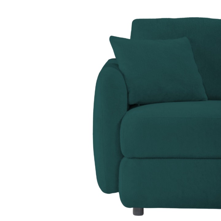 Hugo Bespoke 2-Seater Sofa in Green Emerald | J&B Furniture