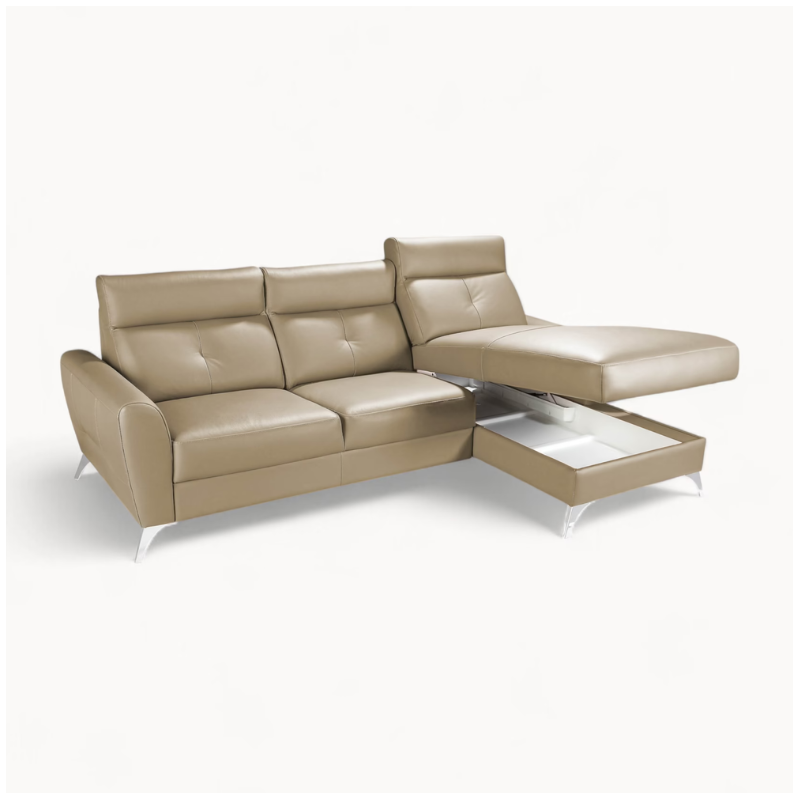 Convertible Corner Sofa Bed with Storage