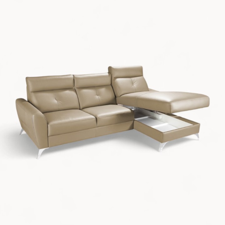Convertible Corner Sofa Bed with Storage