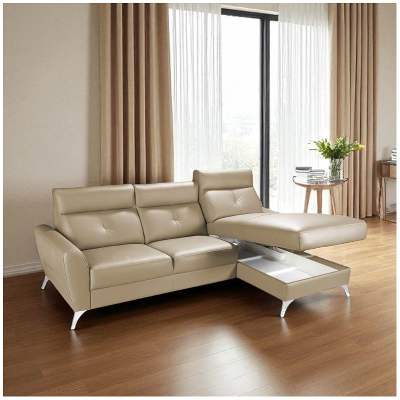 Convertible Corner Sofa Bed with Storage