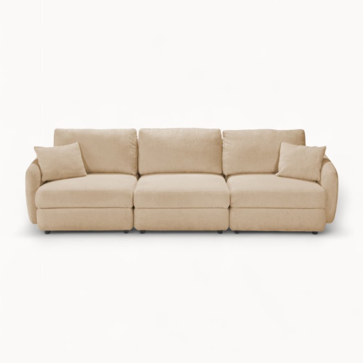 Hugo Bespoke 3-Seater Sofa in Beige | J&B Furniture