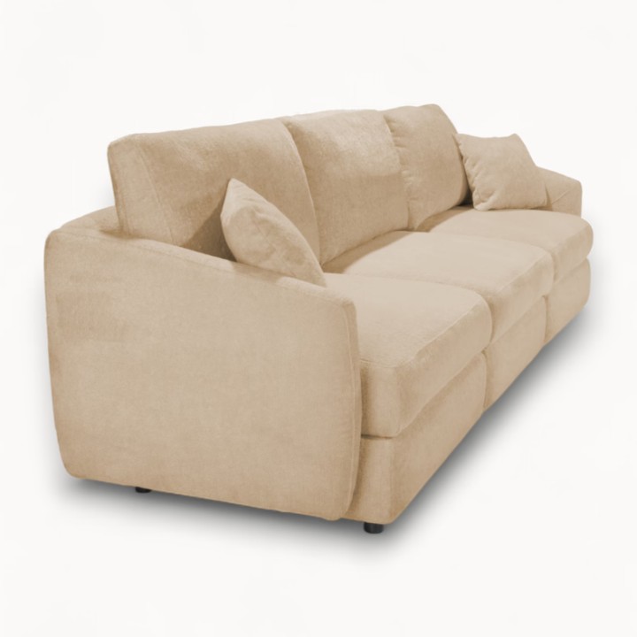 Hugo Bespoke 3-Seater Sofa in Beige | J&B Furniture