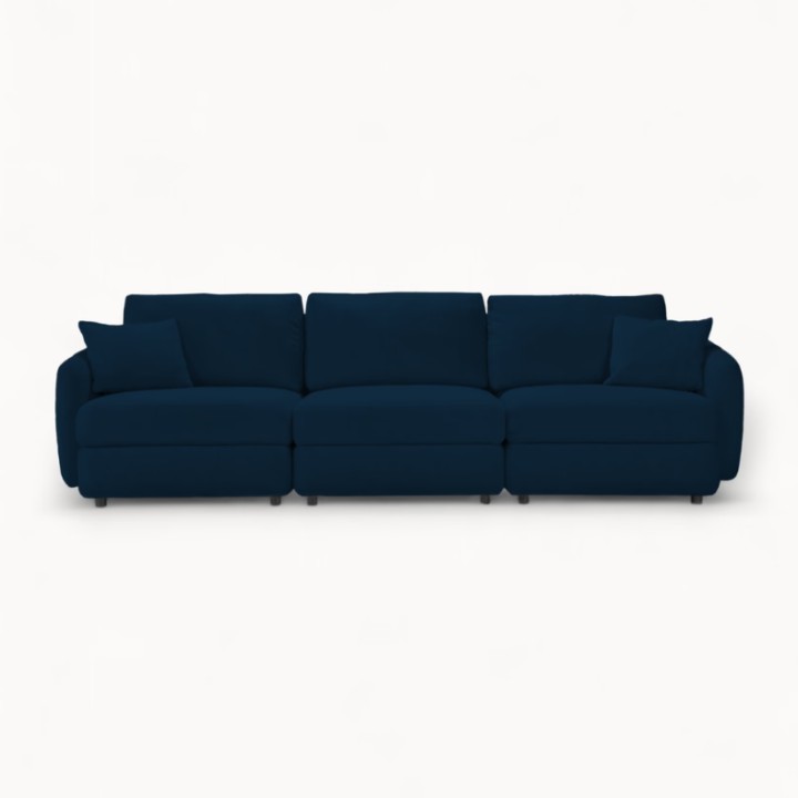 Hugo Bespoke 3-Seater Sofa in Blue | J&B Furniture