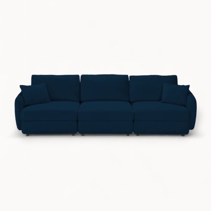 Hugo Bespoke 3-Seater Sofa in Blue | J&B Furniture