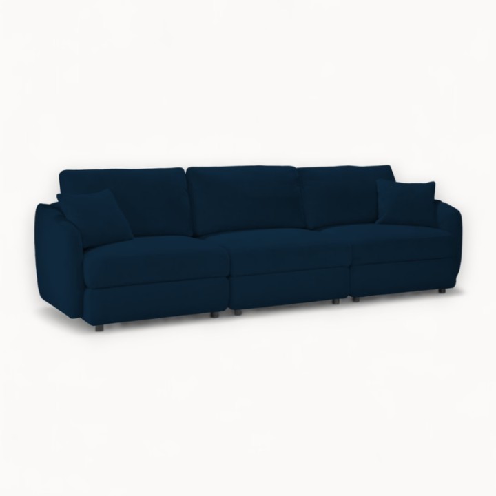 Hugo Bespoke 3-Seater Sofa in Blue | J&B Furniture