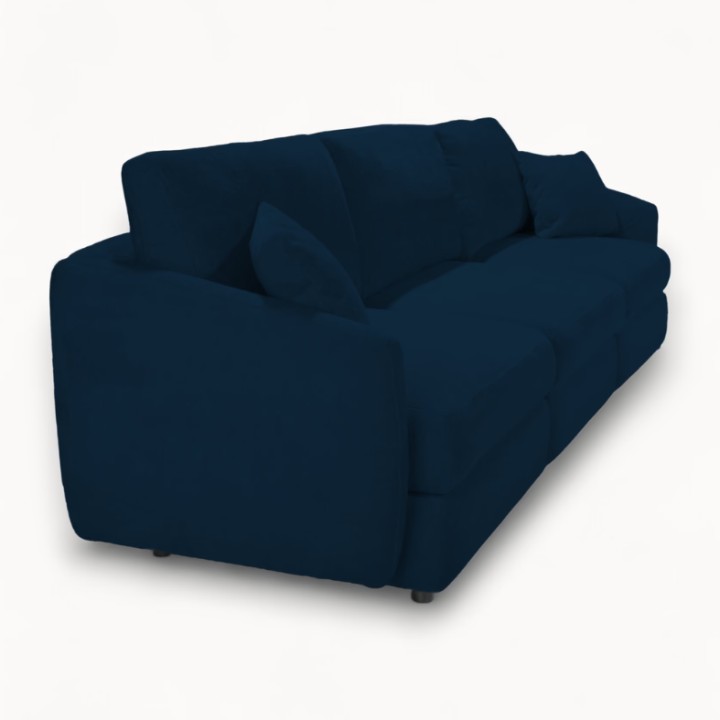 Hugo Bespoke 3-Seater Sofa in Blue | J&B Furniture