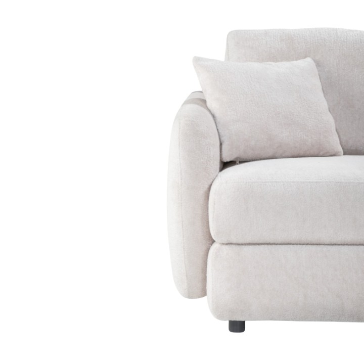 Hugo Bespoke Corner Sofa in White | J&B Furniture