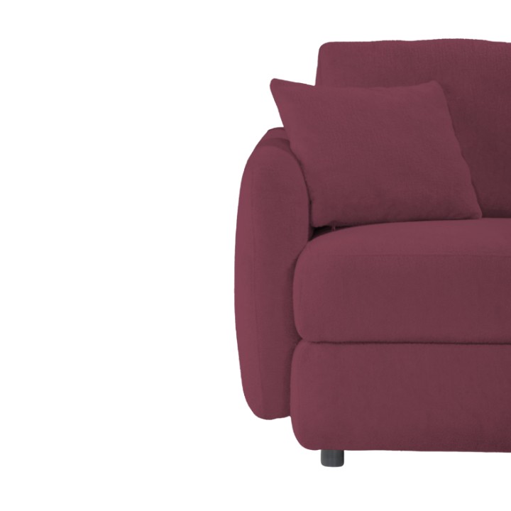 Hugo Bespoke Corner Sofa in Bordeaux | J&B Furniture