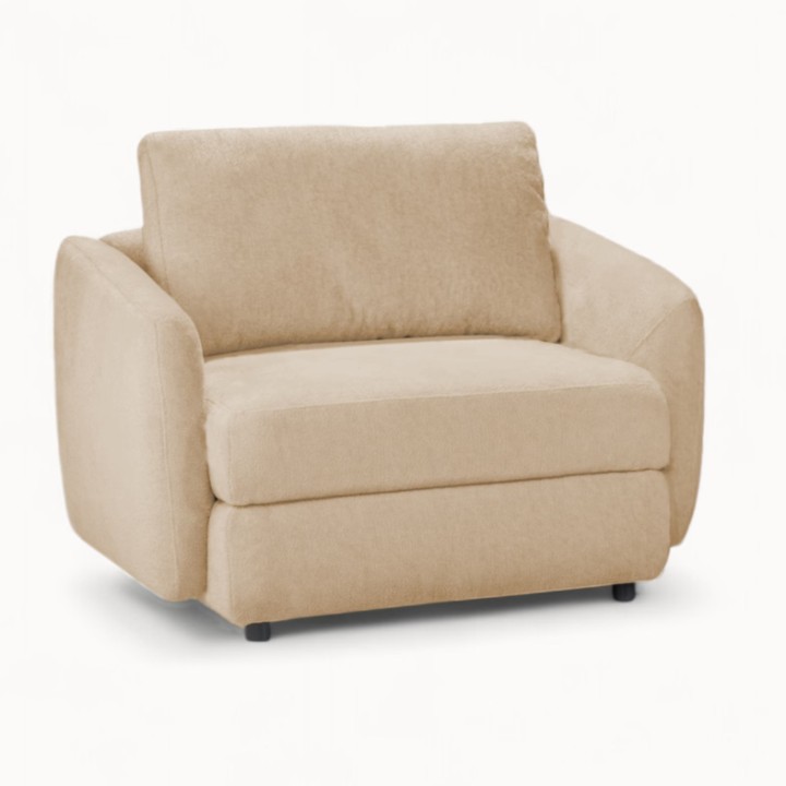 Hugo Bespoke Armchair in Beige | J&B Furniture