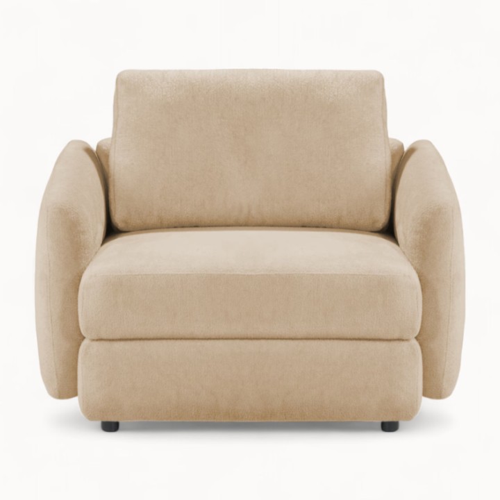 Hugo Bespoke Armchair in Beige | J&B Furniture