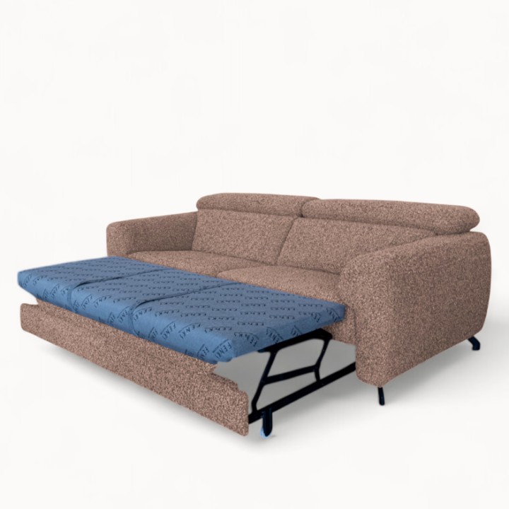 Bespoke Compass 3-seater Sofa Bed in Brown – J&B Furniture