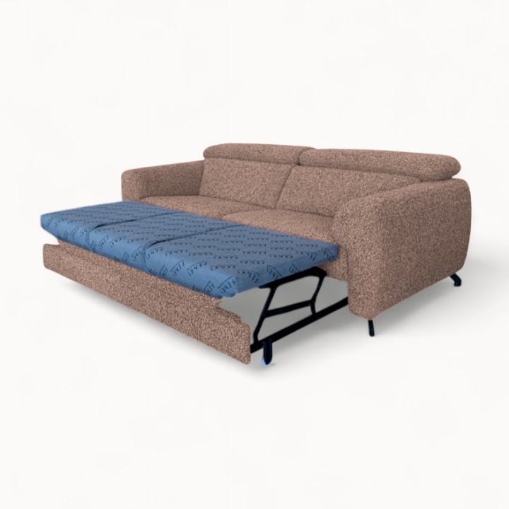 Bespoke Compass 3-seater Sofa Bed in Brown – J&B Furniture