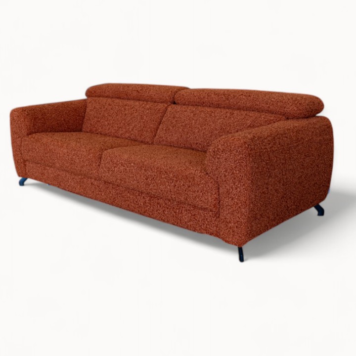 Bespoke Compass 3-seater Sofa Bed in Pumpkin – J&B Furniture