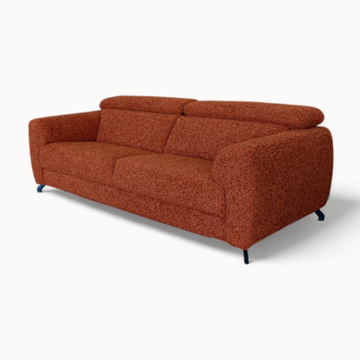 Bespoke Compass 3-seater Sofa Bed in Pumpkin – J&B Furniture