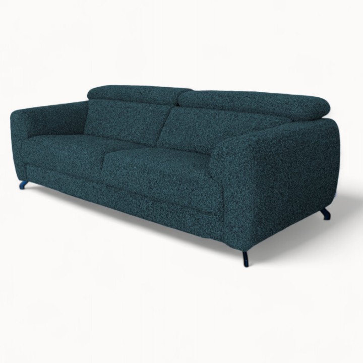 Bespoke Compass 3-seater Sofa Bed Teal Blue – J&B Furniture