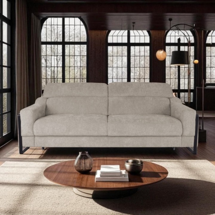 3 Seater Sofa Bed in Beige