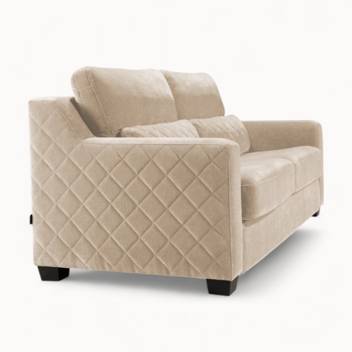 Logo 3 Seater Sofa Ireland in Beige Fabric | J&B Furniture