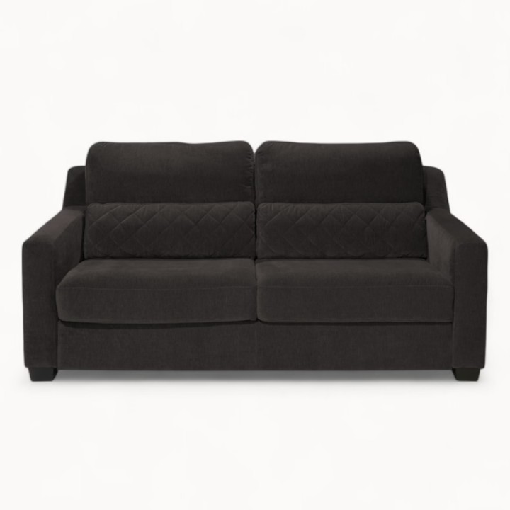 Logo 3 Seater Sofa Ireland in Black Fabric | J&B Furniture