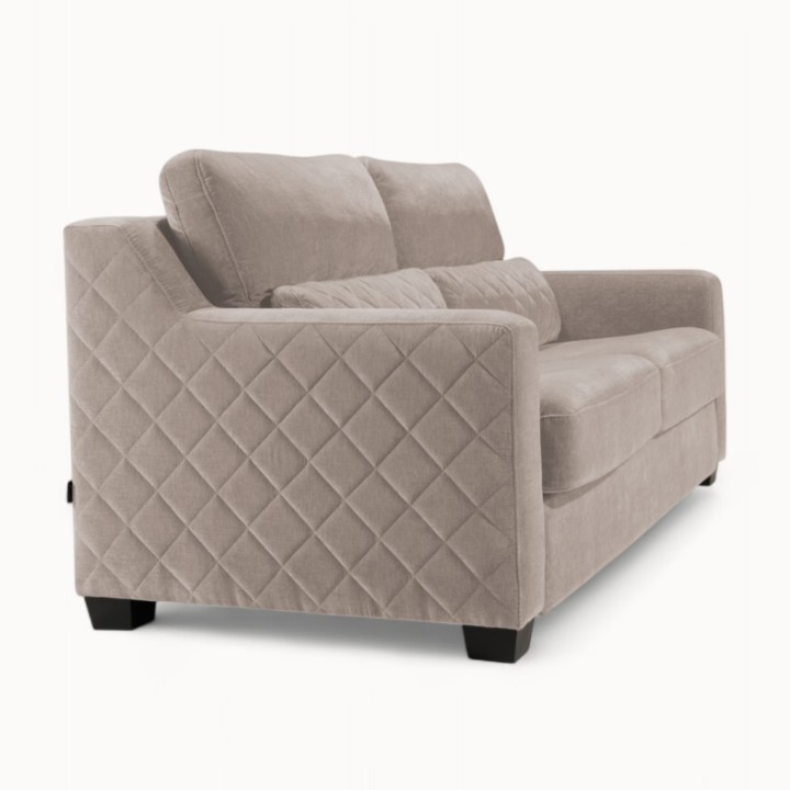 Logo 3 Seater Sofa Ireland in Taupe Fabric | J&B Furniture