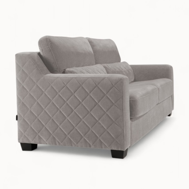 Logo 3 Seater Sofa Ireland in Grey Fabric | J&B Furniture