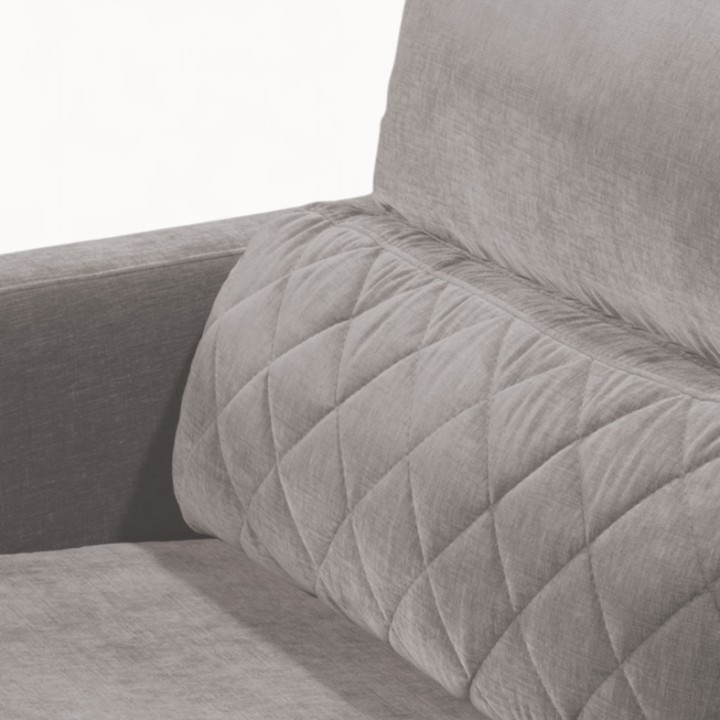 Logo 3 Seater Sofa Ireland in Grey Fabric | J&B Furniture