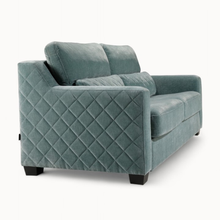 Logo 3 Seater Sofa Ireland in Green Fabric | J&B Furniture