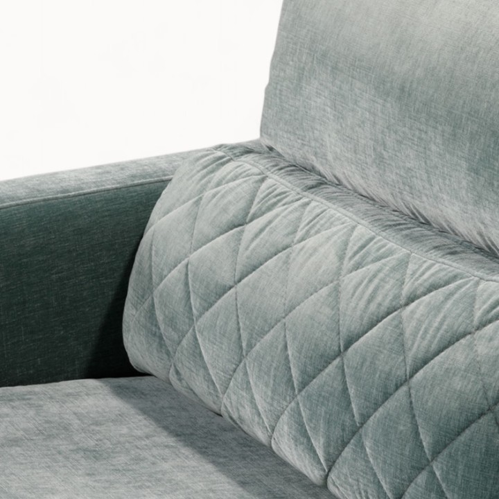 Logo 3 Seater Sofa Ireland in Green Fabric | J&B Furniture