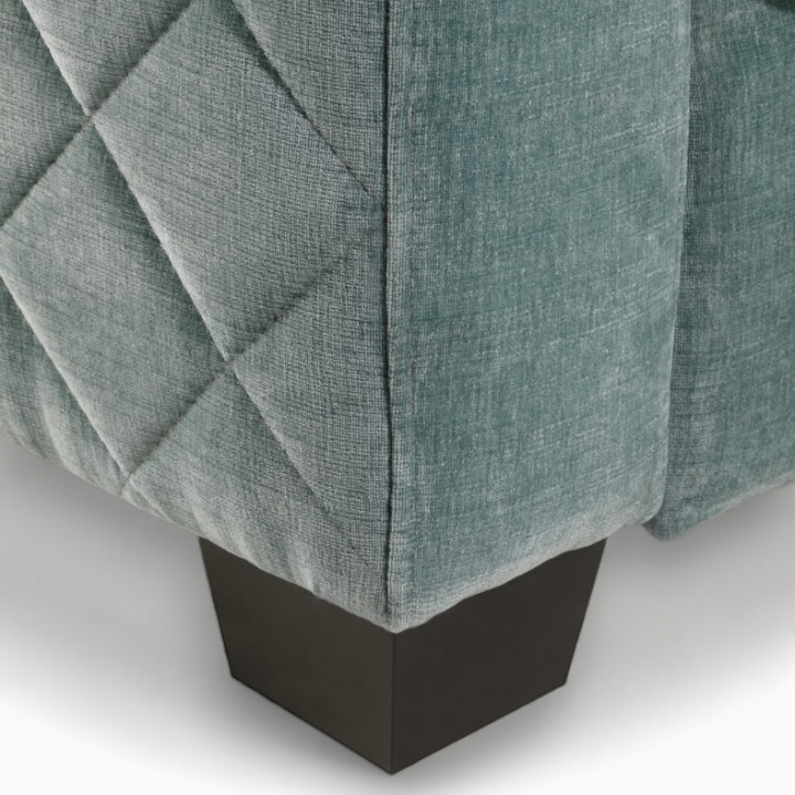 Logo 3 Seater Sofa Ireland in Green Fabric | J&B Furniture