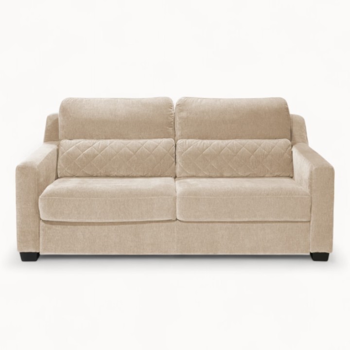 Logo 3 Seater Sofa Bed Ireland in Beige| J&B Furniture