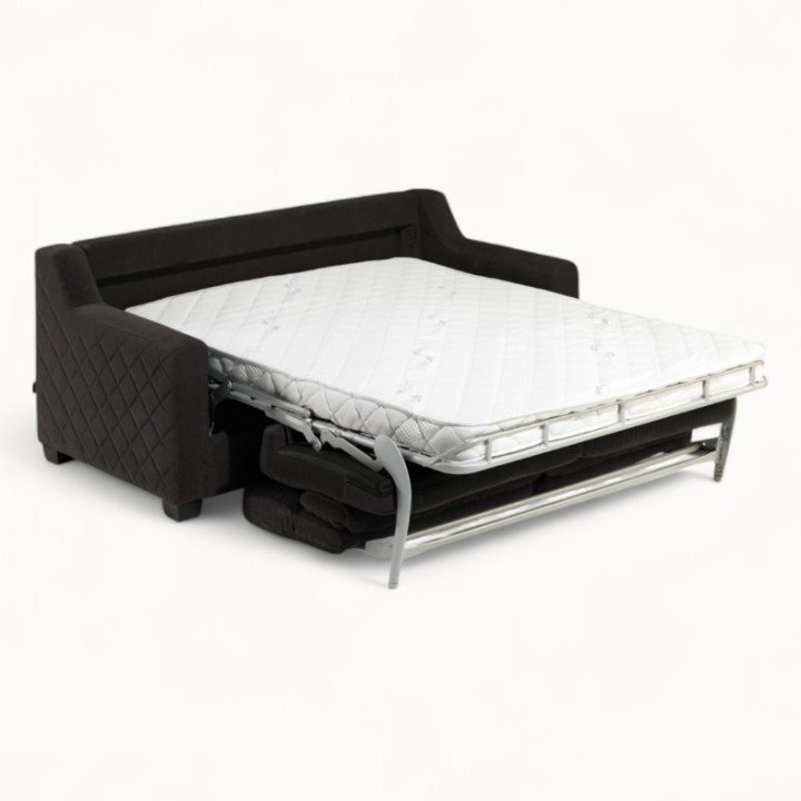 Logo 3 Seater Sofa Bed Ireland in Black | J&B Furniture