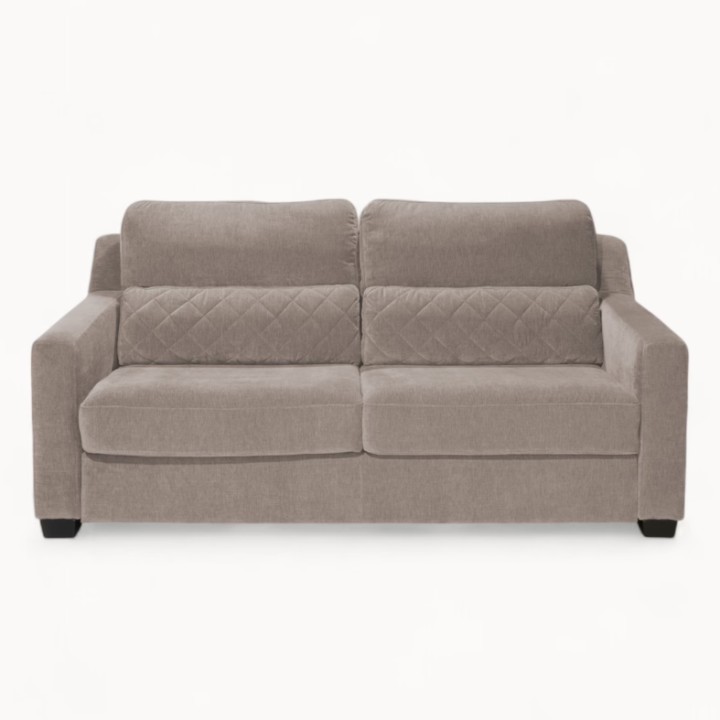 Logo 3 Seater Sofa Bed Ireland in Taupe| J&B Furniture