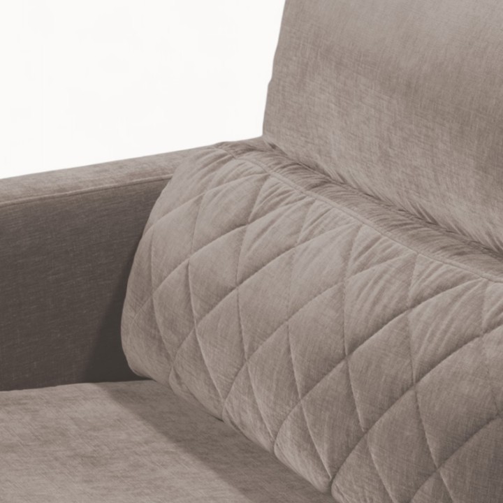 Logo 3 Seater Sofa Bed Ireland in Taupe| J&B Furniture