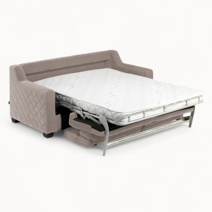 Logo 3 Seater Sofa Bed Ireland in Taupe| J&B Furniture
