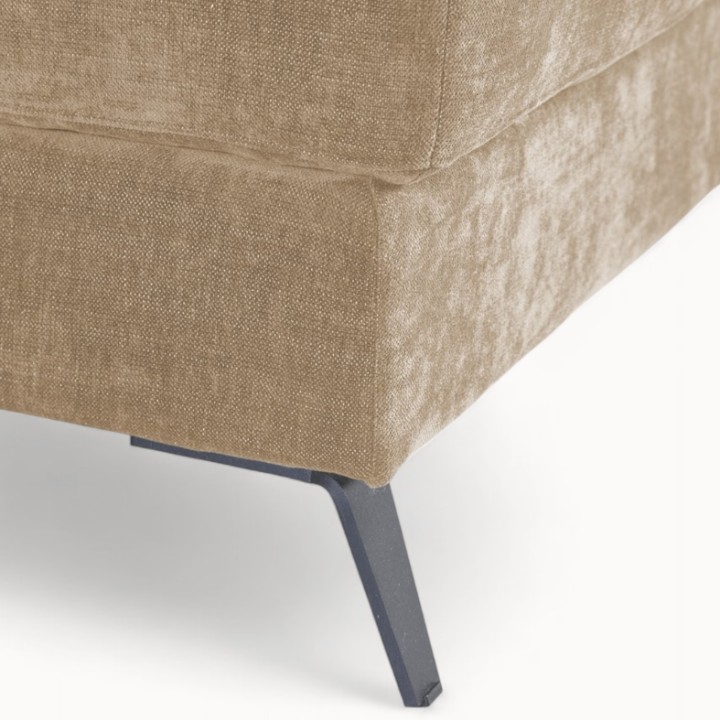 Bergamo Corner Sofa Bed and Storage Beige | J&B Furniture