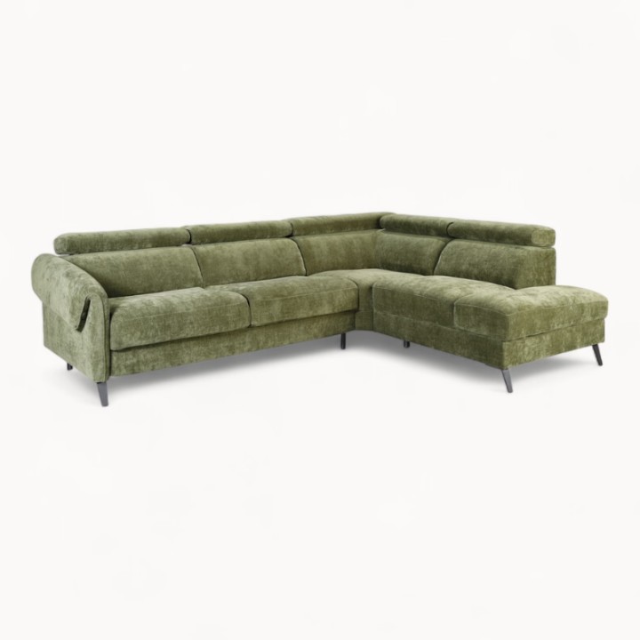 Corner Sofa Bed in Green| Bespoke Sofas Limerick & Ireland
