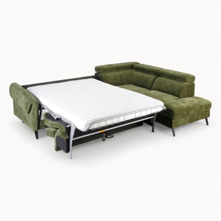 Corner Sofa Bed in Green| Bespoke Sofas Limerick & Ireland