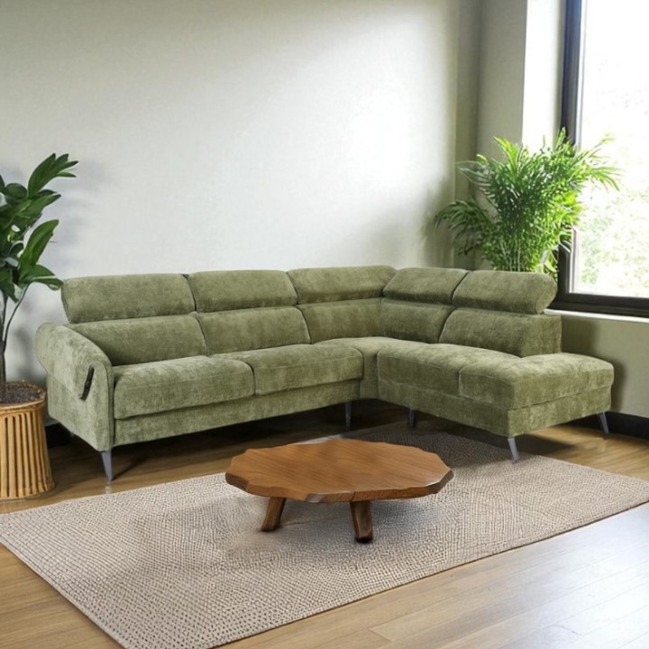 Corner Sofa Bed in Green| Bespoke Sofas Limerick & Ireland