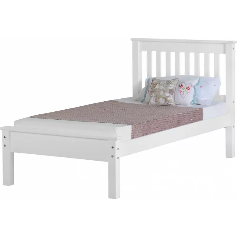 Monaco Bed - 3ft 4.6ft 5ft low foot