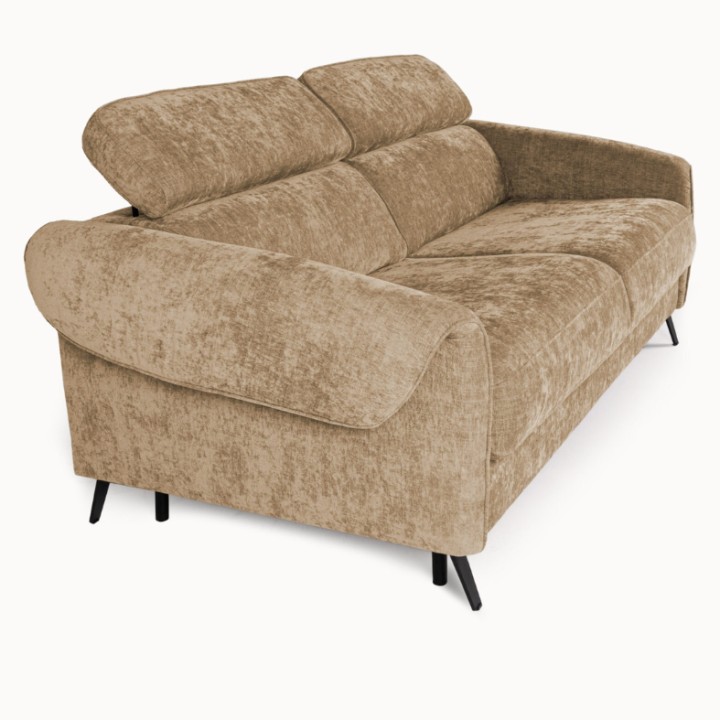 Bergamo Bespoke 2 Seater Sofa Bed in Camel | J&B Furniture