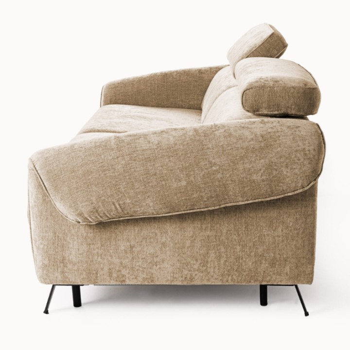 Bergamo Bespoke 2 Seater Sofa Bed in Camel | J&B Furniture