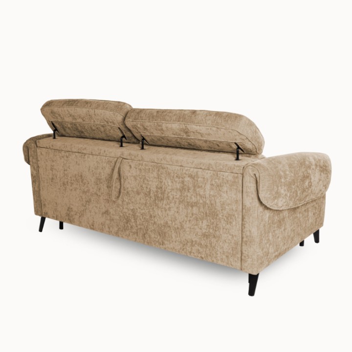 Bergamo Bespoke 2 Seater Sofa Bed in Camel | J&B Furniture